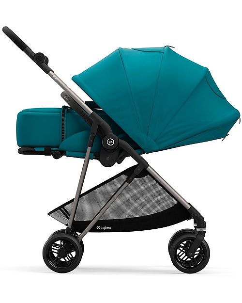 Cybex Navicella Melio 2 - River Blue - Comoda e Spaziosa! Carrozzine e Navicelle