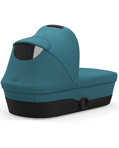 Cybex Navicella Melio 2 - River Blue - Comoda e Spaziosa! Carrozzine e Navicelle
