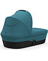 Cybex Navicella Melio 2 - River Blue - Comoda e Spaziosa! Carrozzine e Navicelle