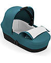 Cybex Navicella Melio 2 - River Blue - Comoda e Spaziosa! Carrozzine e Navicelle
