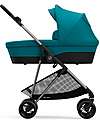 Cybex Navicella Melio 2 - River Blue - Comoda e Spaziosa! Carrozzine e Navicelle