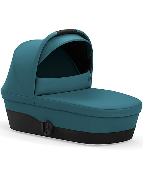 Cybex Navicella Melio 2 - River Blue - Comoda e Spaziosa! Carrozzine e Navicelle