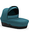 Cybex Navicella Melio 2 - River Blue - Comoda e Spaziosa! Carrozzine e Navicelle