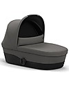 Cybex Navicella Melio 2 - Soho Grey - Comoda e Spaziosa! Carrozzine e Navicelle