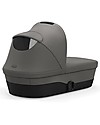 Cybex Navicella Melio 2 - Soho Grey - Comoda e Spaziosa! Carrozzine e Navicelle