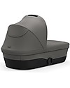 Cybex Navicella Melio 2 - Soho Grey - Comoda e Spaziosa! Carrozzine e Navicelle