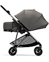 Cybex Navicella Melio 2 - Soho Grey - Comoda e Spaziosa! Carrozzine e Navicelle