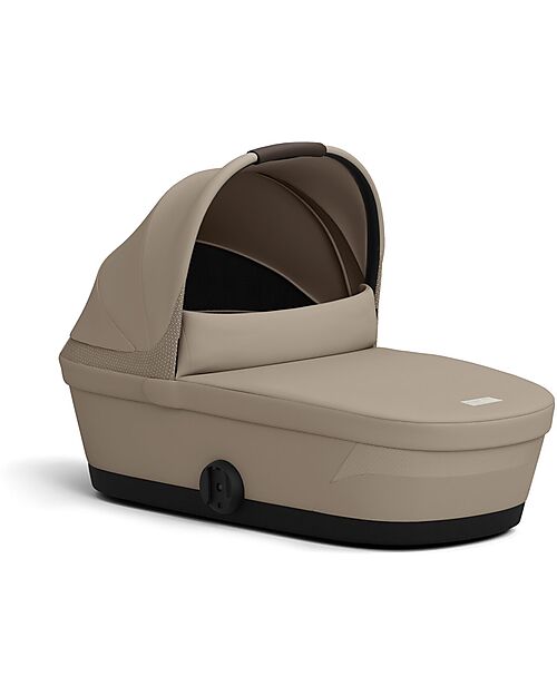 Cybex Navicella Melio - Almond Beige - Comoda e Facile da Trasportare Carrozzine e Navicelle