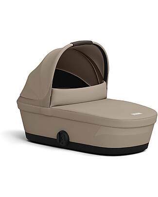 Cybex Navicella Melio - Almond Beige - Comoda e Facile da Trasportare Carrozzine e Navicelle