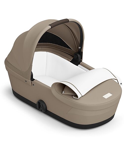 Cybex Navicella Melio - Almond Beige - Comoda e Facile da Trasportare Carrozzine e Navicelle