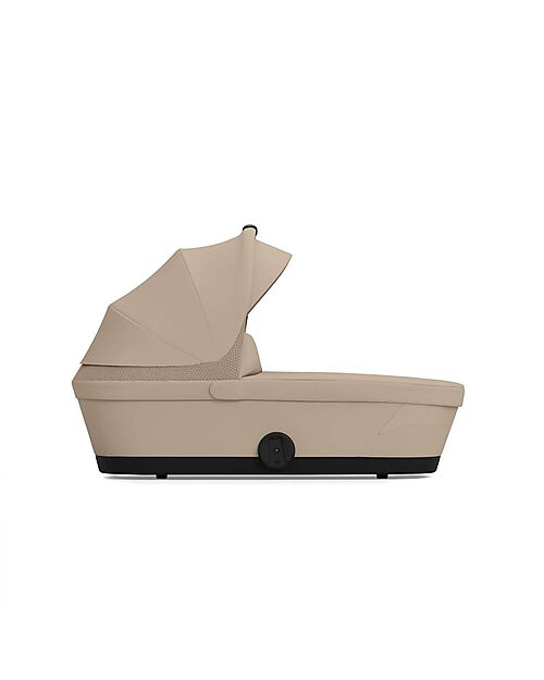 Cybex Navicella Melio - Almond Beige - Comoda e Facile da Trasportare Carrozzine e Navicelle