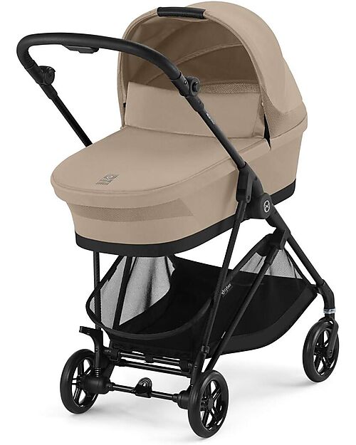 Cybex Navicella Melio - Almond Beige - Comoda e Facile da Trasportare Carrozzine e Navicelle