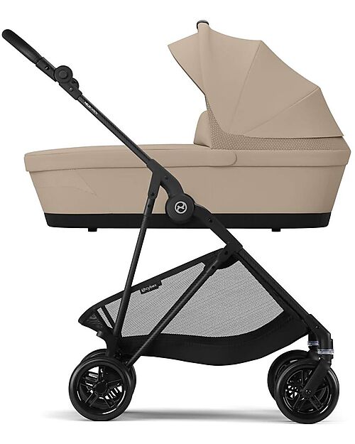 Cybex Navicella Melio - Almond Beige - Comoda e Facile da Trasportare Carrozzine e Navicelle