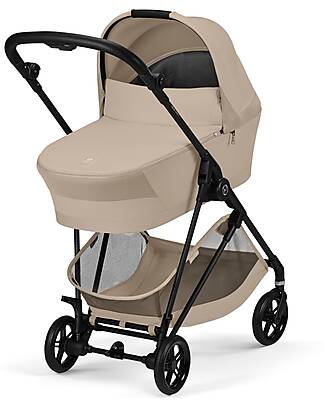 Cybex Navicella Melio - Almond Beige - Comoda e Facile da Trasportare Carrozzine e Navicelle