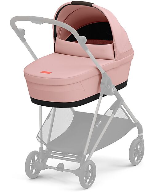 Cybex Navicella Melio - Candy Pink - Comoda e Facile da Trasportare Carrozzine e Navicelle
