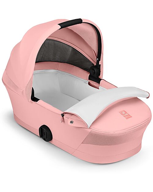 Cybex Navicella Melio - Candy Pink - Comoda e Facile da Trasportare Carrozzine e Navicelle