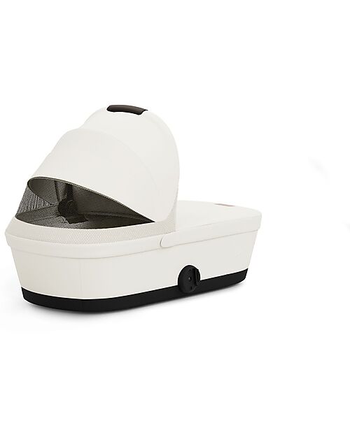 Cybex Navicella Melio - Canvas White - Comoda e Facile da Trasportare Carrozzine e Navicelle