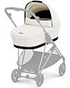 Cybex Navicella Melio - Canvas White - Comoda e Facile da Trasportare Carrozzine e Navicelle
