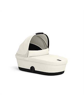 Cybex Navicella Melio - Canvas White - Comoda e Facile da Trasportare Carrozzine e Navicelle