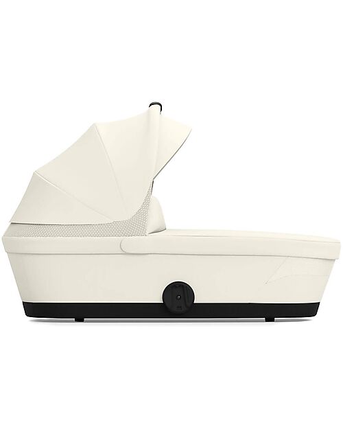 Cybex Navicella Melio - Canvas White - Comoda e Facile da Trasportare Carrozzine e Navicelle