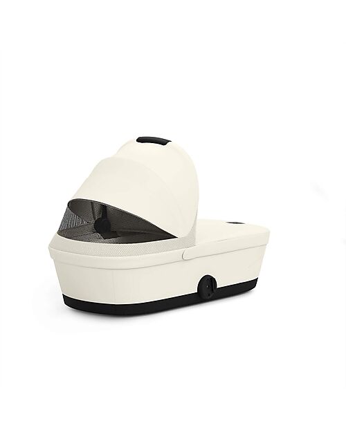 Cybex Navicella Melio - Canvas White - Comoda e Facile da Trasportare Carrozzine e Navicelle