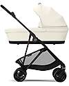 Cybex Navicella Melio - Canvas White - Comoda e Facile da Trasportare Carrozzine e Navicelle