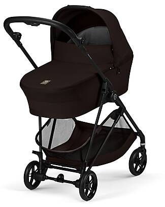 Cybex Navicella Melio - Chocolate Brown - Comoda e Facile da Trasportare Carrozzine e Navicelle