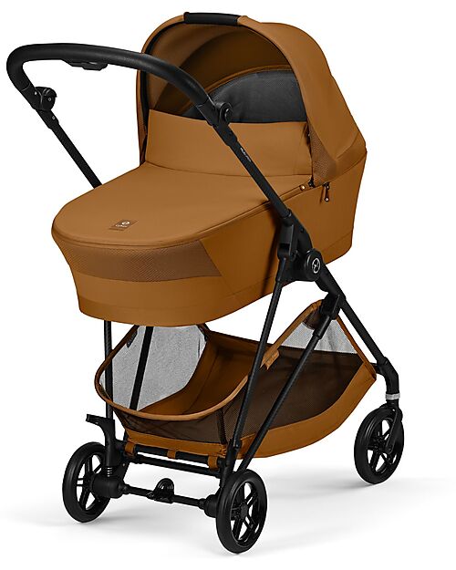 Cybex Navicella Melio - Cinnamon Yellow - Comoda e Facile da Trasportare Carrozzine e Navicelle