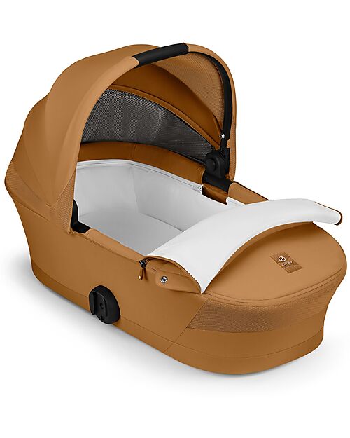 Cybex Navicella Melio - Cinnamon Yellow - Comoda e Facile da Trasportare Carrozzine e Navicelle