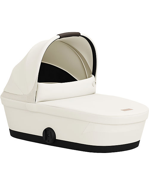 Cybex Navicella Melio - Cotton White - Comoda e Facile da Trasportare Carrozzine e Navicelle