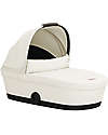 Cybex Navicella Melio - Cotton White - Comoda e Facile da Trasportare Carrozzine e Navicelle
