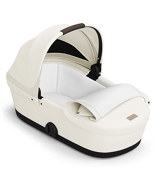 Cybex Navicella Melio - Cotton White - Comoda e Facile da Trasportare Carrozzine e Navicelle