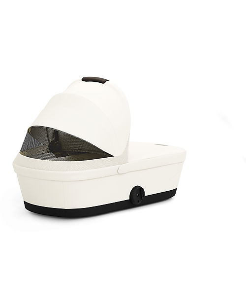 Cybex Navicella Melio - Cotton White - Comoda e Facile da Trasportare Carrozzine e Navicelle