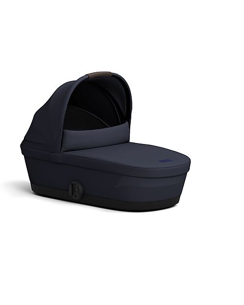 Cybex Navicella Melio - Dark Blue - Comoda e Facile da Trasportare Carrozzine e Navicelle