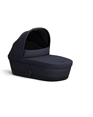 Cybex Navicella Melio - Dark Blue - Comoda e Facile da Trasportare Carrozzine e Navicelle