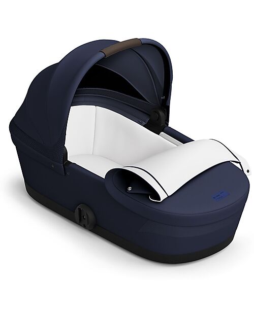 Cybex Navicella Melio - Dark Blue - Comoda e Facile da Trasportare Carrozzine e Navicelle