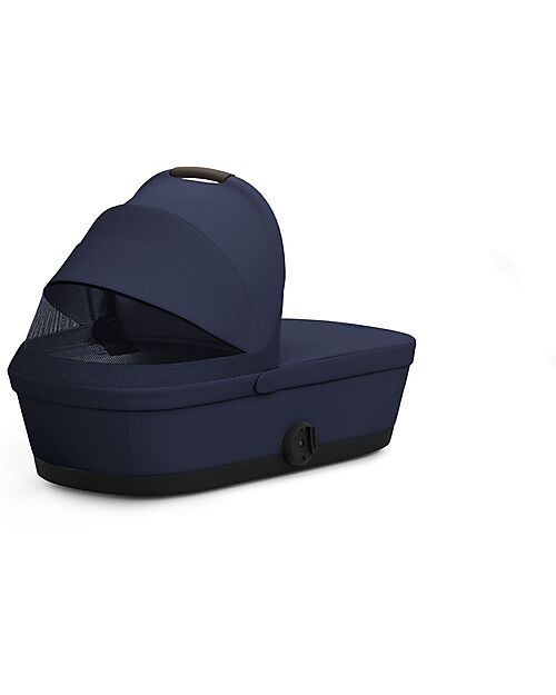 Cybex Navicella Melio - Dark Blue - Comoda e Facile da Trasportare Carrozzine e Navicelle