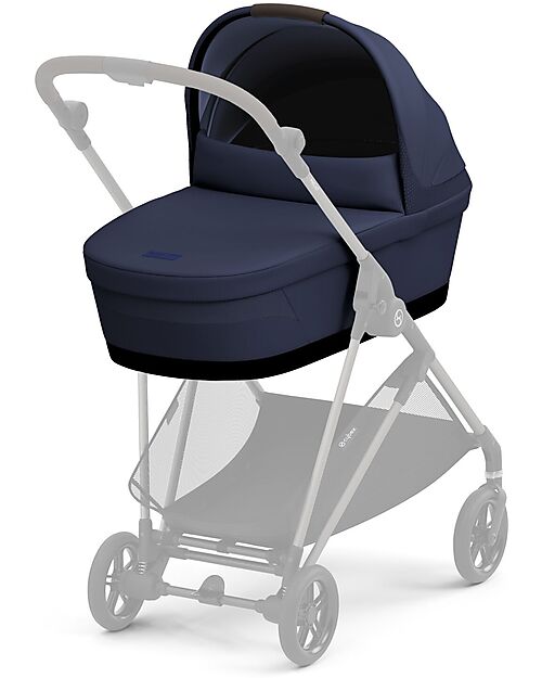 Cybex Navicella Melio - Dark Blue - Comoda e Facile da Trasportare Carrozzine e Navicelle