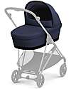 Cybex Navicella Melio - Dark Blue - Comoda e Facile da Trasportare Carrozzine e Navicelle