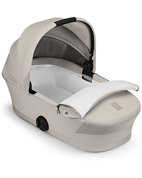Cybex Navicella Melio - Dune Grey - Comoda e Facile da Trasportare Carrozzine e Navicelle