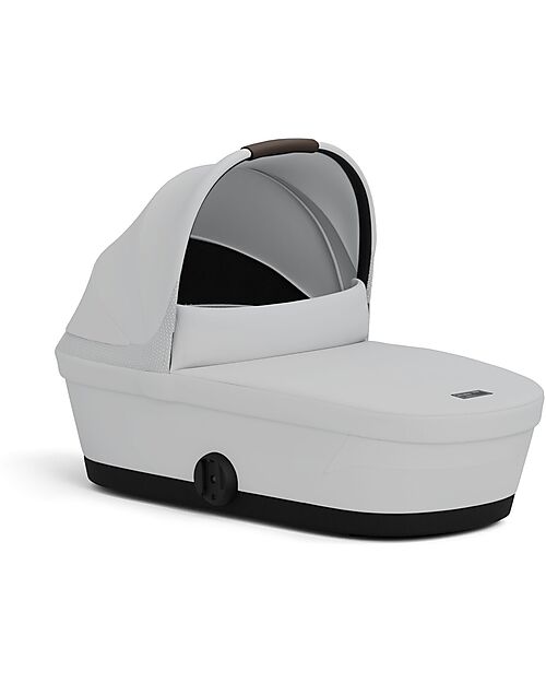 Cybex Navicella Melio - Fog Grey - Comoda e Facile da Trasportare Carrozzine e Navicelle