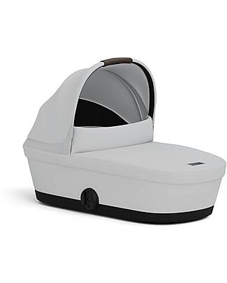 Cybex Navicella Melio - Fog Grey - Comoda e Facile da Trasportare Carrozzine e Navicelle