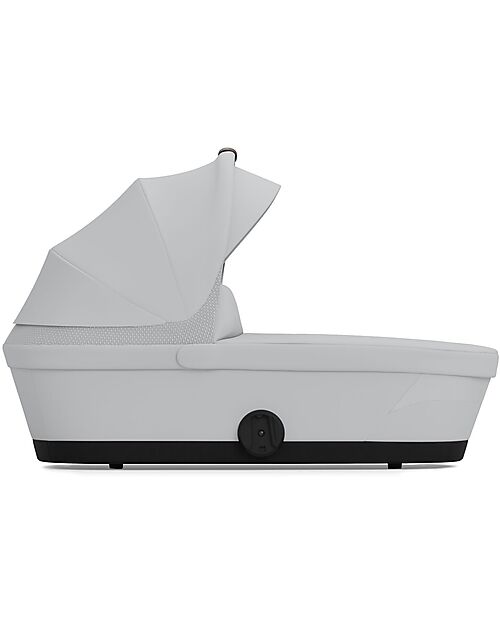 Cybex Navicella Melio - Fog Grey - Comoda e Facile da Trasportare Carrozzine e Navicelle