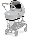 Cybex Navicella Melio - Fog Grey - Comoda e Facile da Trasportare Carrozzine e Navicelle