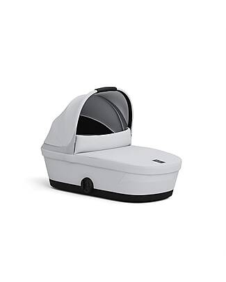 Cybex Navicella Melio - Fog Grey - Comoda e Facile da Trasportare Carrozzine e Navicelle