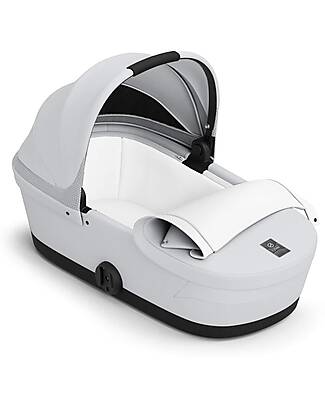Cybex Navicella Melio - Fog Grey - Comoda e Facile da Trasportare Carrozzine e Navicelle