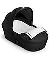 Cybex Navicella Melio - Magic Black - Comoda e Facile da Trasportare Carrozzine e Navicelle