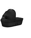 Cybex Navicella Melio - Magic Black - Comoda e Facile da Trasportare Carrozzine e Navicelle
