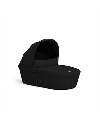 Cybex Navicella Melio - Magic Black - Comoda e Facile da Trasportare Carrozzine e Navicelle