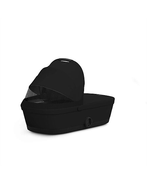 Cybex Navicella Melio - Magic Black - Comoda e Facile da Trasportare Carrozzine e Navicelle